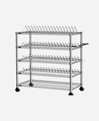 China Rust Proof 5 Tiers ESD PCB Racks Coil Storage Shelving System For Electronic Industry for sale