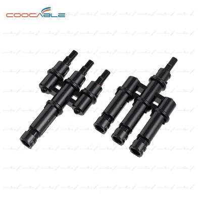 China Solar cable connector cable with waterproof PV solar cable connector for solar power energy systems and solar panel for sale