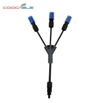 China Y Type Solar PV System Solar Cable Connector For Solar Panel System Customized for sale