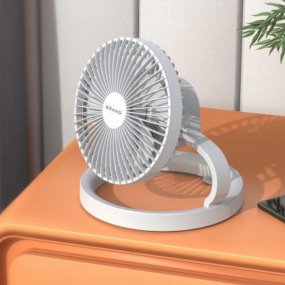 China USB Charging Camping Fan With Newest Led Light 2022 DC 5V Large Capacity 8000mAh Rechargeable Battery Power Bank Outdoor Or Use In Tent With for sale