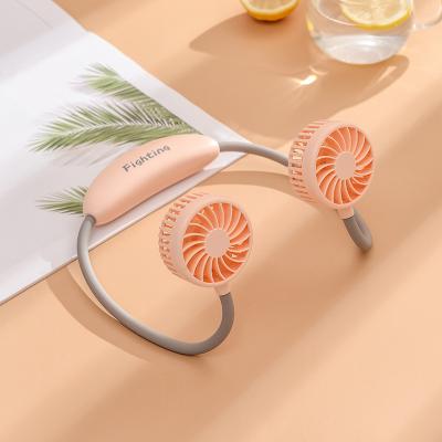 China Personal Rechargeable Battery Mini Neck USB Handheld Wholesale Portable Handheld Car Summer Fan for sale