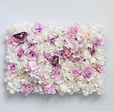 China Cheap Artificial Silk Flower Silk Flower Wall Wedding Backdrops For Wedding Decoration for sale