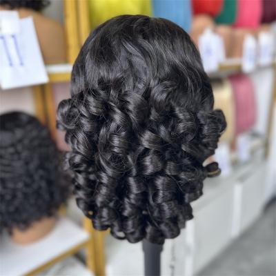 China Other Double 4x4 Pulled Closure GL-Stunning Bob Wig, Brazilian Highlight 99J 12A Grade Water Wave Wig 100% Hair Deep Curly Really Wig for sale