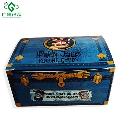 China Durable High Quality ODM OEM Pepar Playing Cards Cartoon Packaging 6 Poker Set Card Boxes for sale