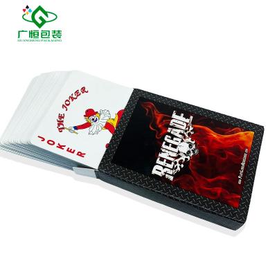 China Paper Customized High Quality Special Designed Playing Cards 300gsm Art Paper Linen Poker Playing Cards for sale