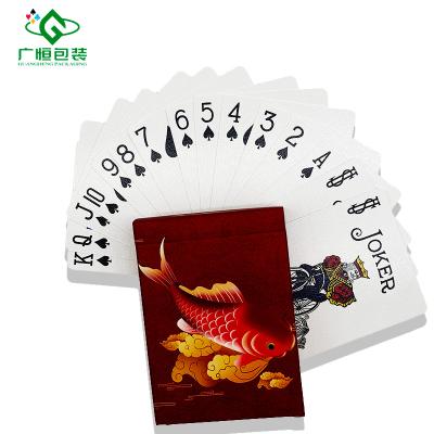 China Club Black Core Paper Playing Cards Awesome Designed Creasing Effects Cheap Poker Playing Cards for sale