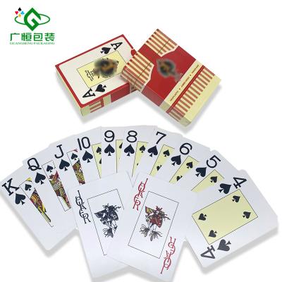 China Durable Custom Printed High Quality Playing Cards Double Deck Plastic Playing Cards for sale