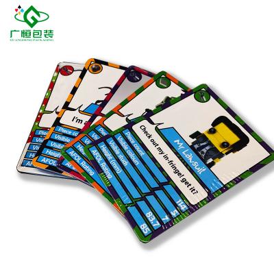 China Wholesale Custom High Quality Promotion Cards Promotion Game Cards Awesome Designed Card Games Poker for sale