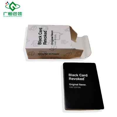 China 300gsm Coated Paper Or Customized Card Set Printed Black White Customized Affirmation Cards Manufacturer for sale