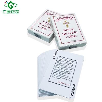 China Non-Toxic Fantastic Custom Design Playing Cards Awesome Hot Selling Playing Cards Decks With Bible for sale