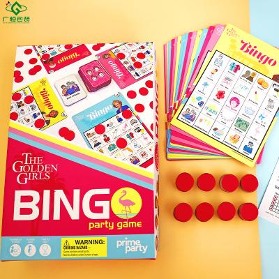 China Durable Hi-Q Customized Printing Bingo Card Game and Accessories Bingo Games Making for sale