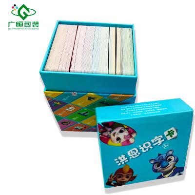 China Kindergarten Educational Flash Cards Factory Made Custom Printing Word Flash Cards Safe Custom Printing Arabic Chinese for sale