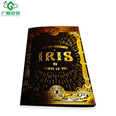 China Promotion Custom Design Printing Luxury Gold Foil Card Invitation Card Magic Gold Playing Card Making for sale