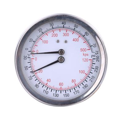 China High quality indoor underfloor heating temperature measurement and pressure gauge for piping system for sale