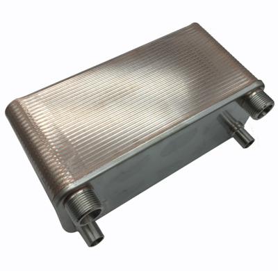 China Cooling Or Heating Solder Plate Type Heat Exchanger For Industrial HVAC Cooling / Heating , Oil Cooling for sale