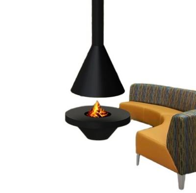 China Hotel Fireplace Hanging Steel Wood Stove And Wood Heater for sale