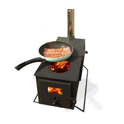 China Modern smokeless wood burning stove, camping stove with oven for sale