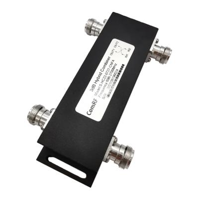 China PIM 698MHz-2700MHz 2input/2output N Female Hybrid 3dB Low Coupler RF Combiner S.HC22-0727-CNP for sale