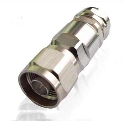 China RF Brass Type N Plug Male Connector For 3/8 Superflex Coaxial Cable for sale