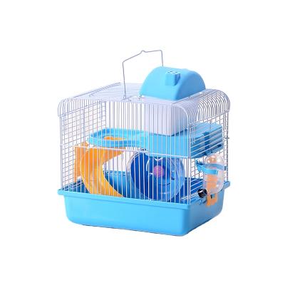 China 2021 Breathable Top Selling Luxury Foldable Carrier Portable Colorful Small Hamster Cage Pets for sale