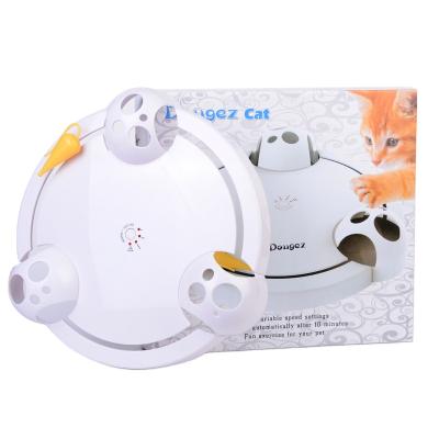 China Fun Wholesale Viable Crazy Electric Disc Turntable Mouse House Cat Catching Toy for sale