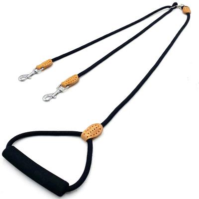 China Lights Factory Supply Attractive Price Multi Double Head Pet Leash for sale