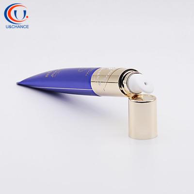 China Wholesale Golden Flexible Soft Bullet Mini Bullet Lip Gloss Finish Luxury Empty Lip Gloss Tube for sale