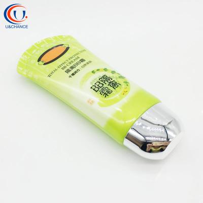 China Bpa Free Clear Cosmetic Packaging Tubes Plastic Sunscreen Flexible And Soft Hot Stamping Plastic Cosmetic Tube for sale