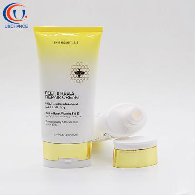 China Flexible And Soft Skin Care Cosmetic Cream Plastic Oval Plastic Oval Soft Tube for sale