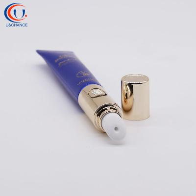 China Eco-friendly Mini Luxury Gold Soft Bullet Sunscreen Tube Lipstick Wholesale Custom Make Your Own Liquid Empty Lipstick Tube Packaging Flexibe and Custom for sale