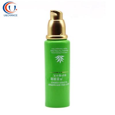 China Flexibe and Cream Soft Soft Cosmetic Plastic Skin Care Sunscreen Cosmetic Tube with Cosmetic Pump Airless Pump Tube for sale