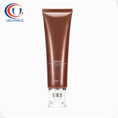 China Flexible And Soft PE Cosmetic Packaging Plastic Tubes With Caps Food Grade for sale