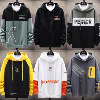 China Anti-Shrink Custom men's hoodie embossed printed sweater Men's hoodie sweater Men's long-sleeved hoodie for sale