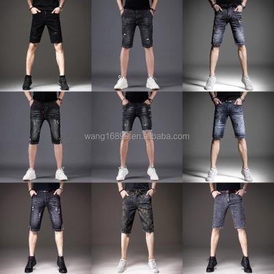 China QUICK DRY Men's jeans shorts High impact custom design low price denim shorts Men's skinny jeans new ripped jeans for men for sale