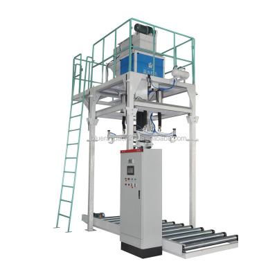 China Jumbo Bag Filling Machine In Wooden Case Making 1 Ton Bag Fertilizer Pellet Packaging Machine With Color Touch Screen for sale