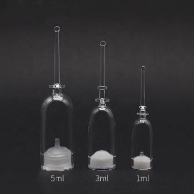 China Cool Serum Bottles 1ml 3ml 5ml Disposable Airless Serum Syringe Bottles Empty Cool Empty Airless Serum Bottle for sale