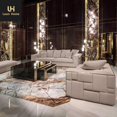 China high end royal luxury sectional sofas living room sofas modern genuine leather sofa furniture modern genuine leather sofa for sale