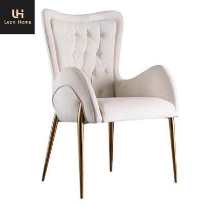 China Other Factory Price Customized Microfiber For Leather Contemporary Stylish Home Furniture Dining Room Chairs Modern Luxury for sale