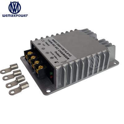 China RVs/EV/Boat/Touring car.etc hot in USA 146w 5a 8a 10a Motorhome EV boat touring car Li ion LifePO4 DC to DC 12/24v battery charger to 14.6v for sale