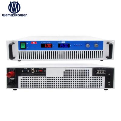 China DC System/Lab/Battery Banks/Load Motor/High Voltage Adjustable Variable DC Power Supply WEMAXPOWER Lab 19INCH 2U 1500W 1500V 1A for sale