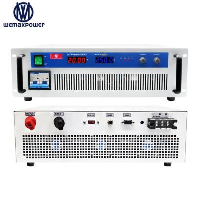 China DC System/Lab/Battery Fields/Load Motor/Lab 160V 200V 25A & 250V 20A & 320V 400V 12.5A & 500V 10A 5000W Constant Voltage Constant Current Variable DC Power Supply for sale