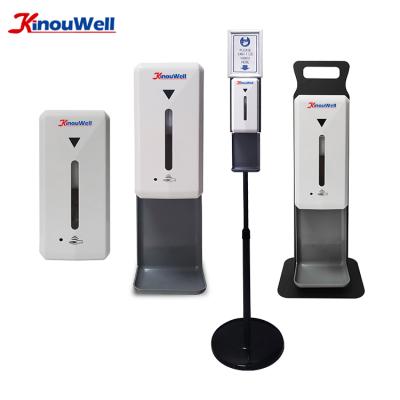 China Wall Mounted Automatic Foam Soap Dispenser Touchless Alcohol Hand Sanitizer Soap Dispenser for sale