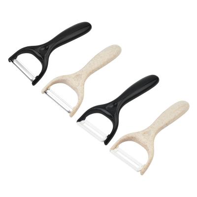 China Low MOQ Kitchen Tools PP Plastic Sustainable Manual Food Vegetable Fruit Peeler For Home Kitchen for sale