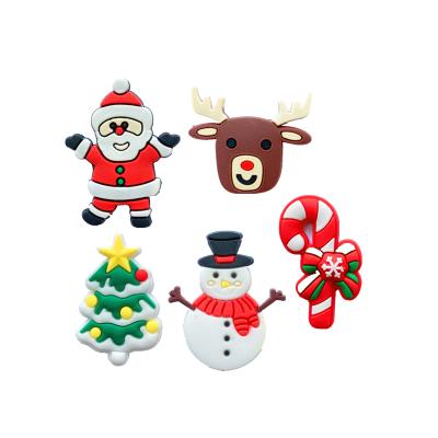 China Merry Christmas Christmas Santa Claus Cake Decoration Xmas Small Modern House Cupcake For Home Happy New Year Cake Toppers for sale