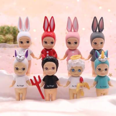 China Cute Handmade Fashion Cartoon Party Birthday Angels and Demons Doll Toy Cake Decorating Baking Toys for sale