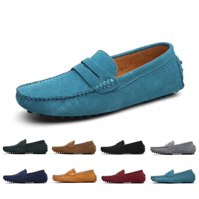 China Fashion Trend Size 38-49 Wholesale Men's Leather Shoes Moccasin Gommino Workout Shoes Classic Soft Loafers For Men for sale