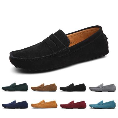 China Fashion Trend Men's Classic Original Suede Penny Loafers Comfortable Driving Shoes Leather Slip-on Moccasin Slippers for sale