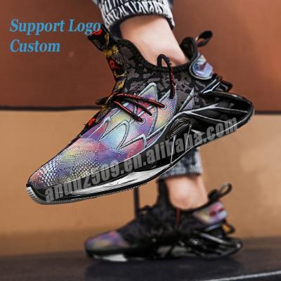 China Fashion Men's Lightweight Sneakers\Custom Fashion Comfortable\Durable\Breathable Shape High Quality Outdoor Blade Shoes Running Shoes Male for sale