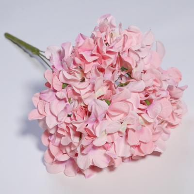 China Artificial Hydrangeas Modern Flowers Silk Fabric Decoration for sale