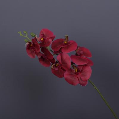 China Wedding Home Indoor Decoration Wholesale Artificial Flowers Choose 7 Branch Flowers Phalaenopsis Orchids for sale